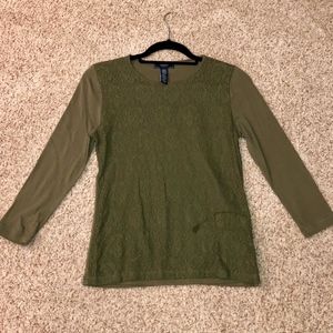 Green Lace Tee